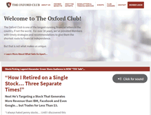 Tablet Screenshot of oxfordclub.com